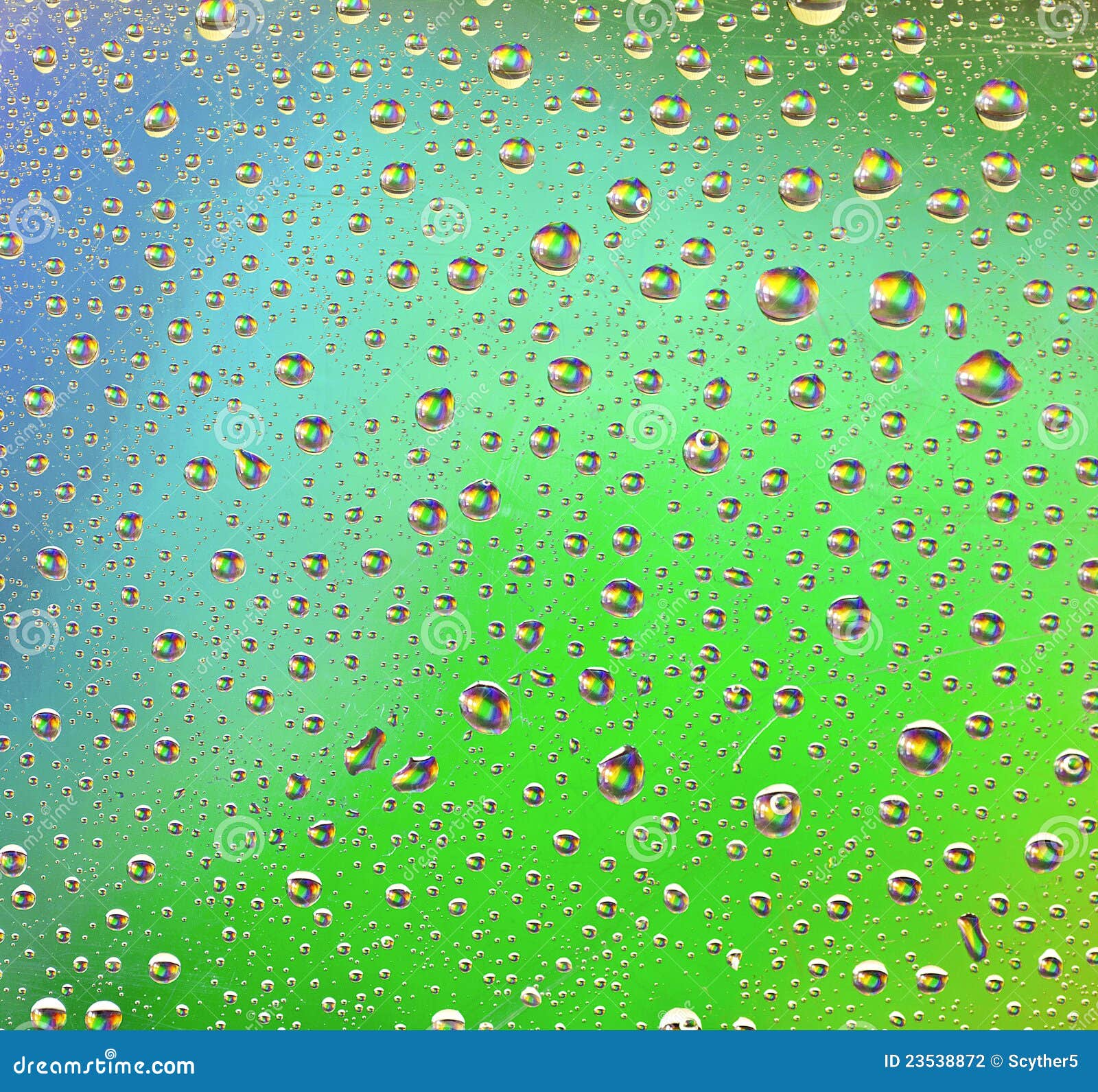 Rainbow Drops Water Rain Background Stock Photo Image of spectrum, multi 23538872
