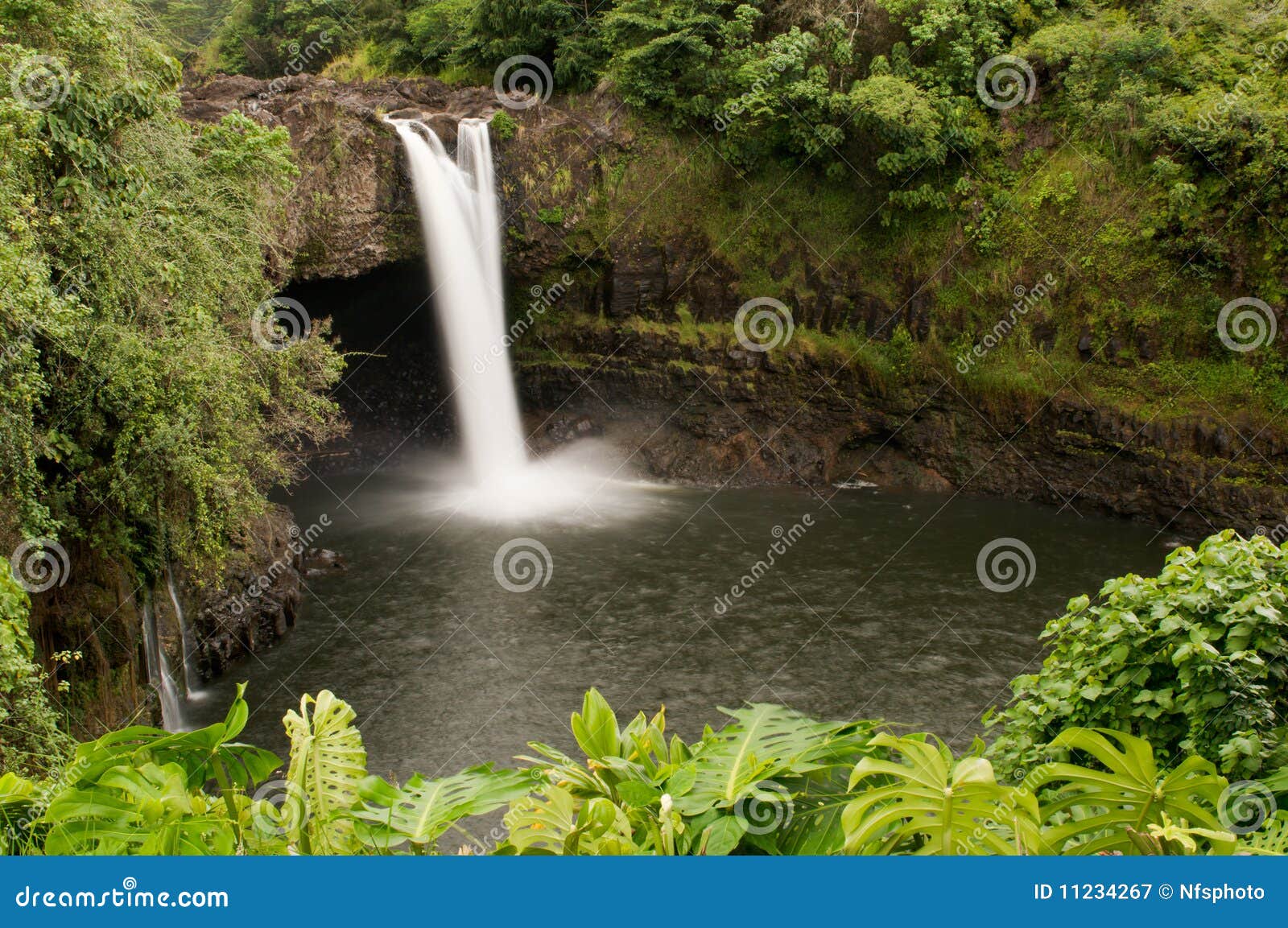 rainbow falls, wailuku river, hilo, hawaii