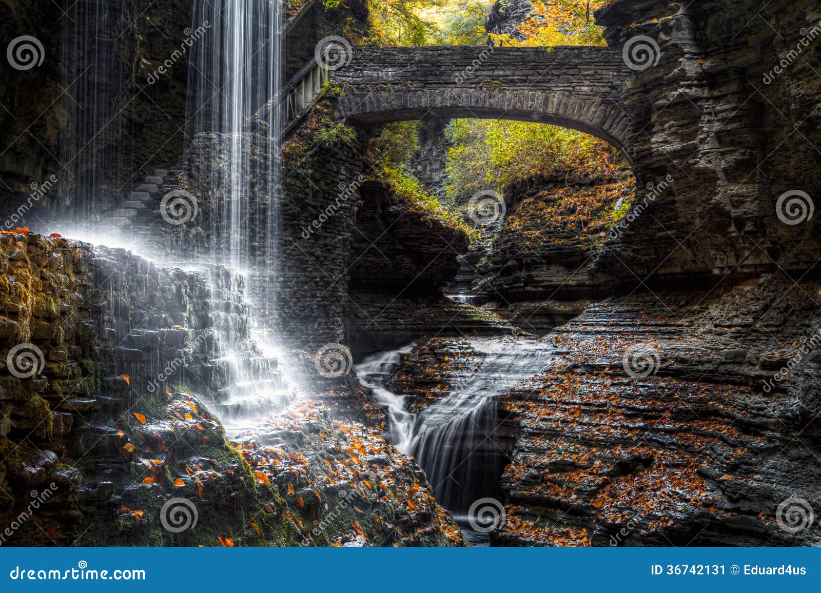 Rainbow Falls stock image. Image of rainbow, beauty, peaceful 36742131