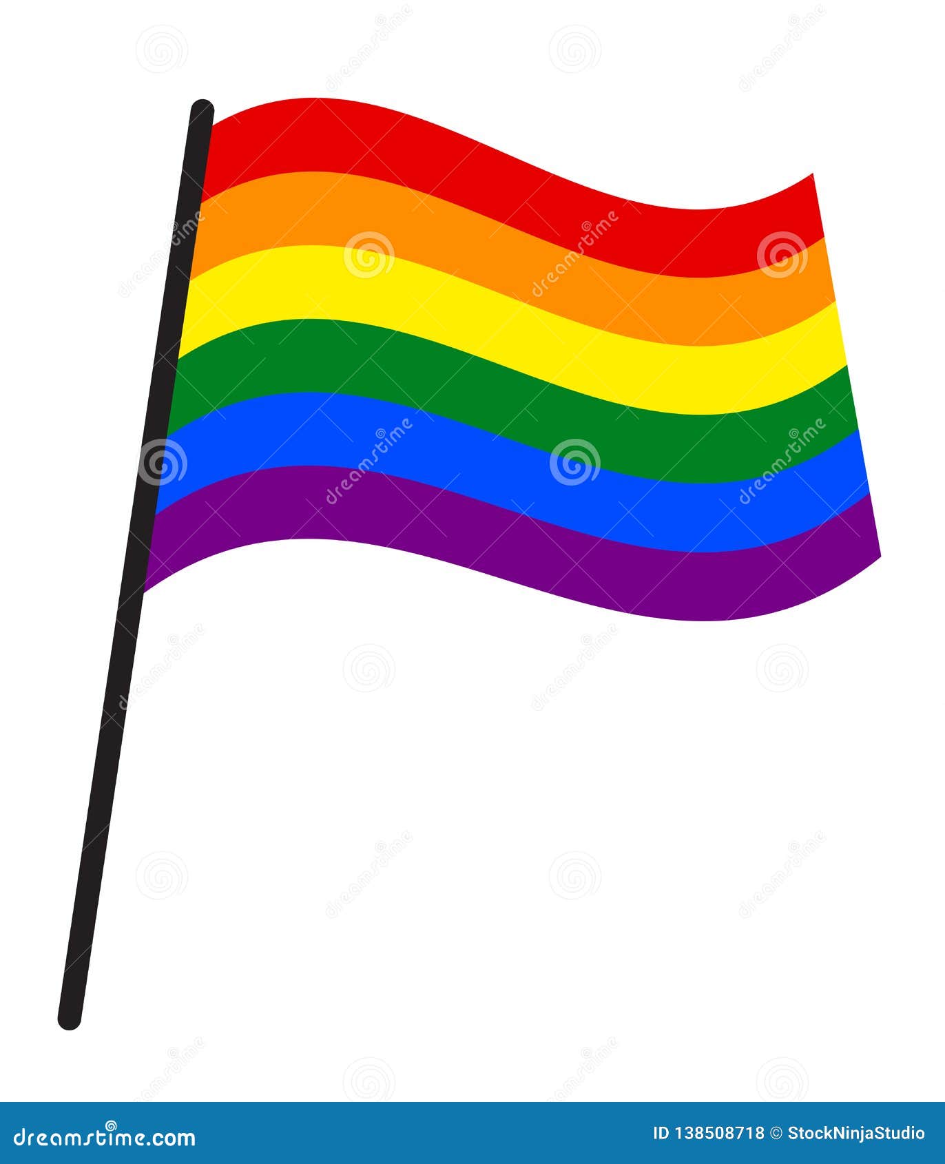 Handheld Desktop Rainbow Flags Gay Pride Lesbian Peace LGBT Banner Carnival LC 