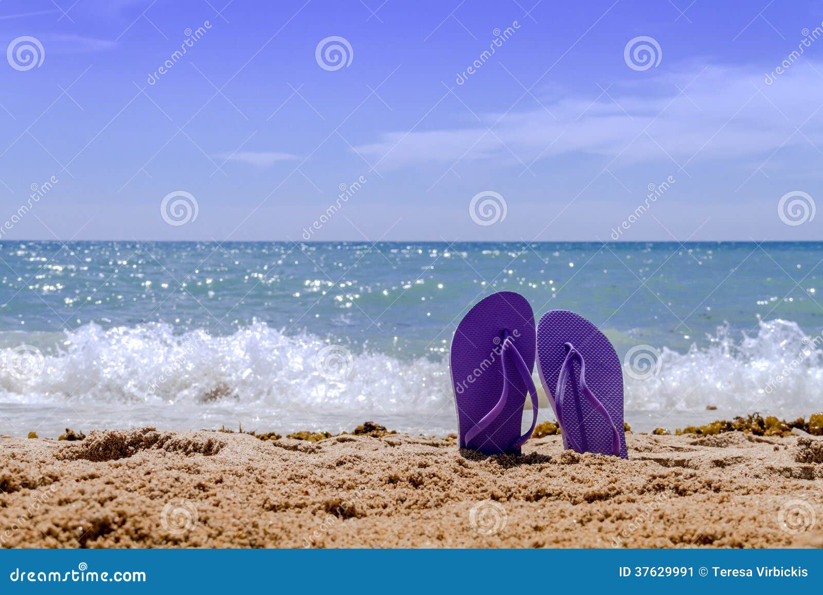 Rainbow Flip Flops stock image. Image of sunshine, relaxation 37629991