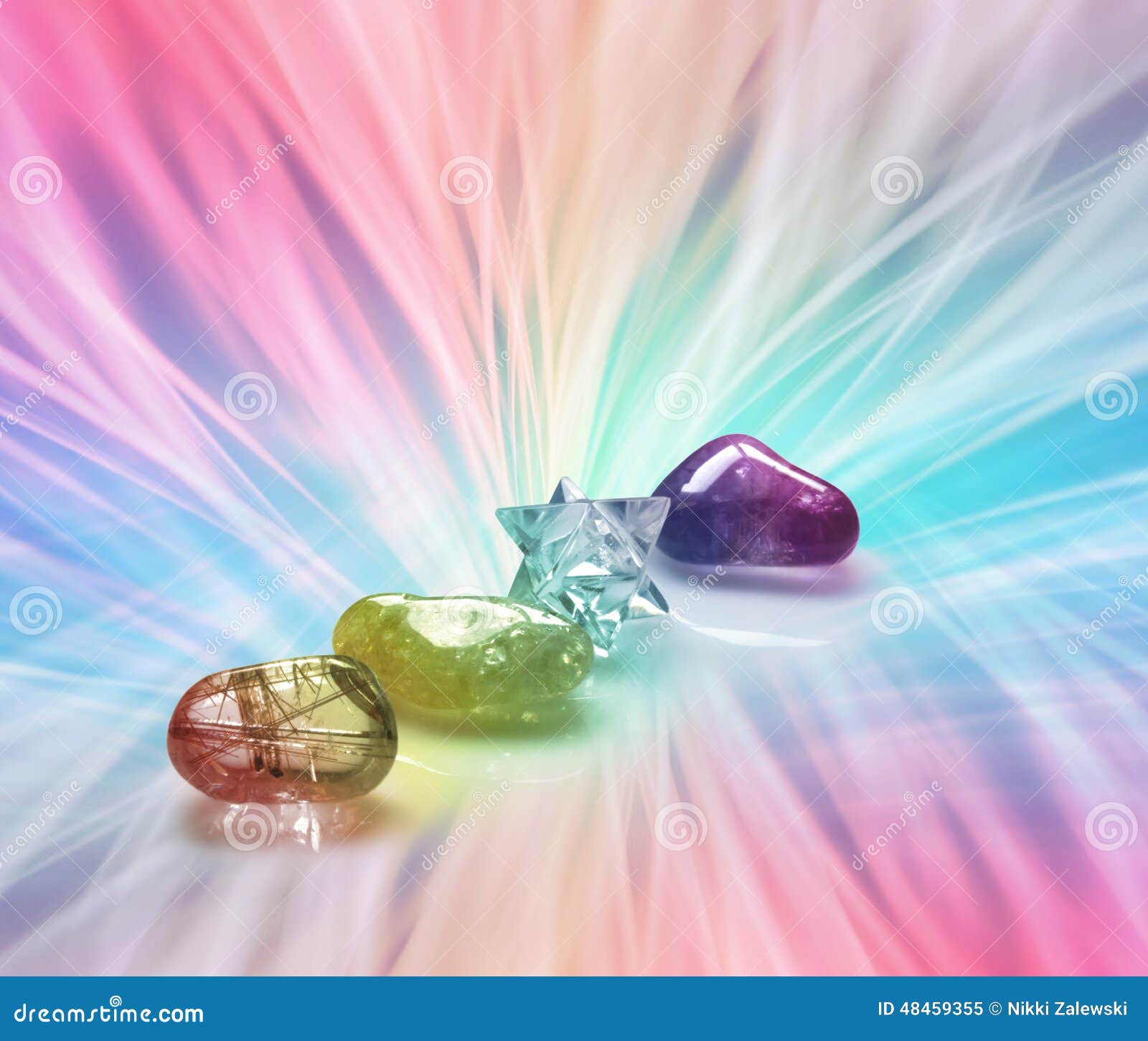 rainbow healing crystals