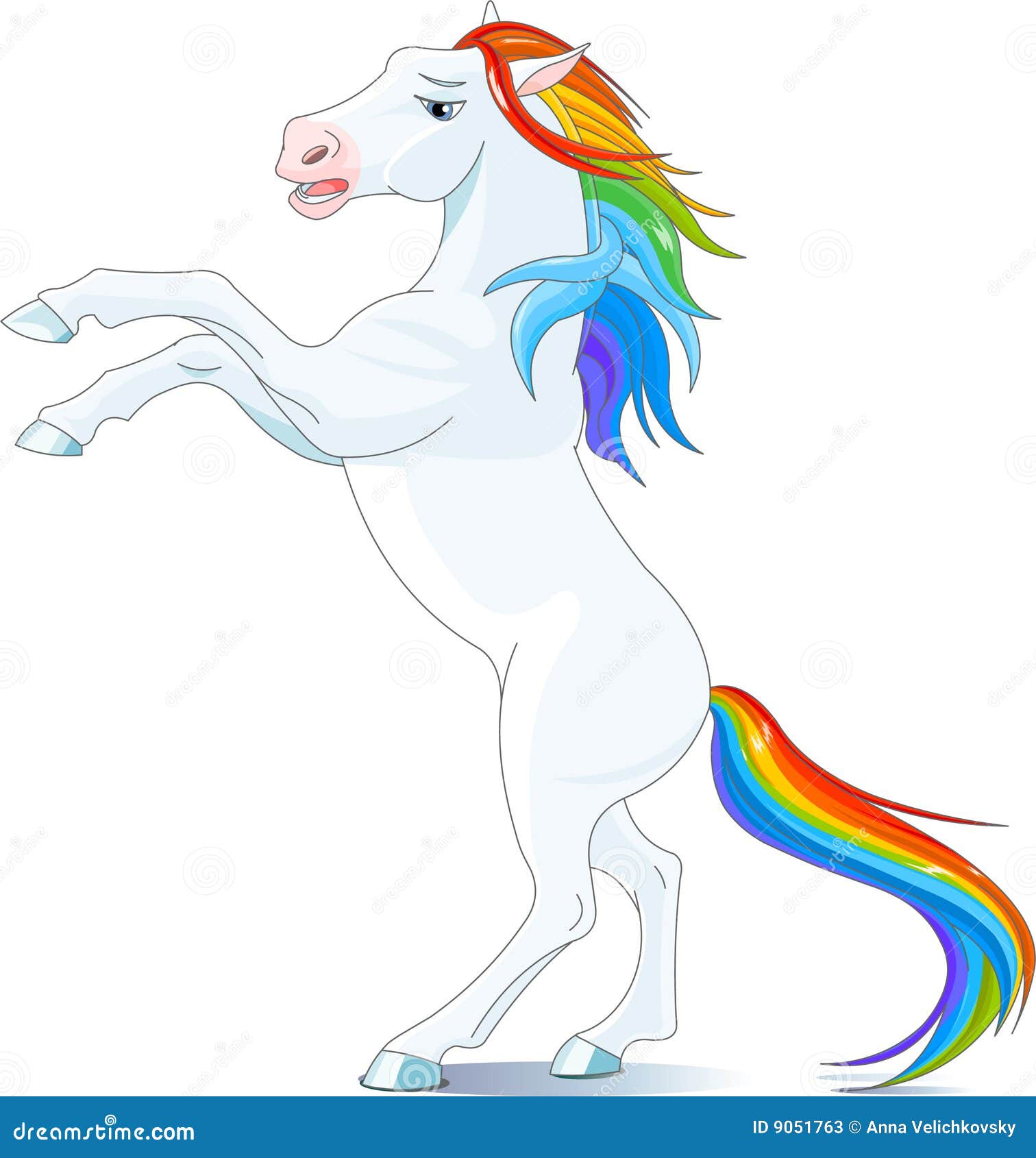Rainbow Horse Stock Photos Image 9051763
