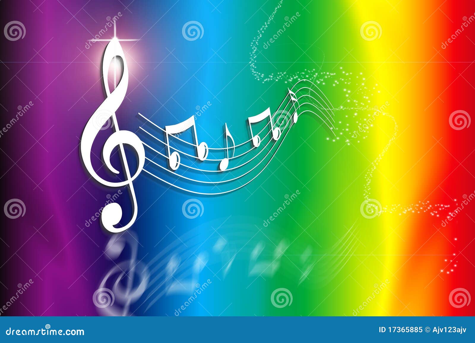 Rainbow Music Stock Illustration Illustration Of Concept Rainbow Music Stock Illustration Illustration Of Concept