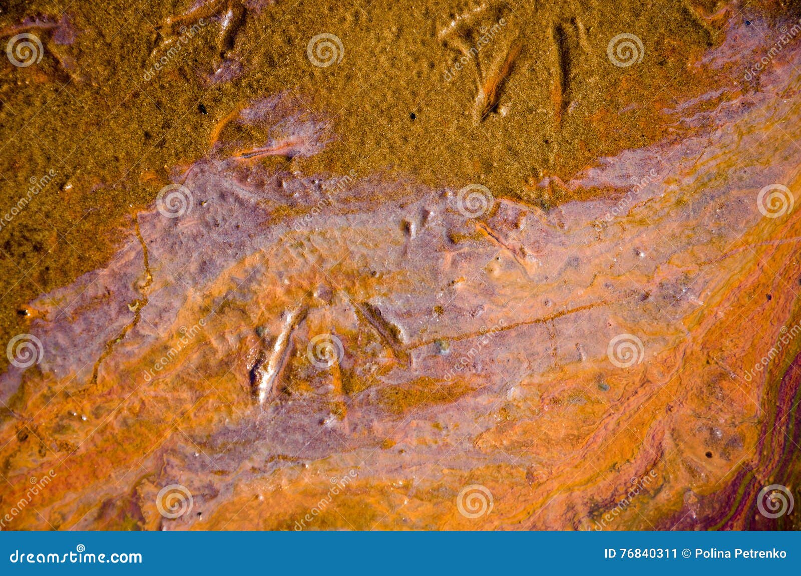 Rainbow oil slick stock image. Image of power, nature - 76840311