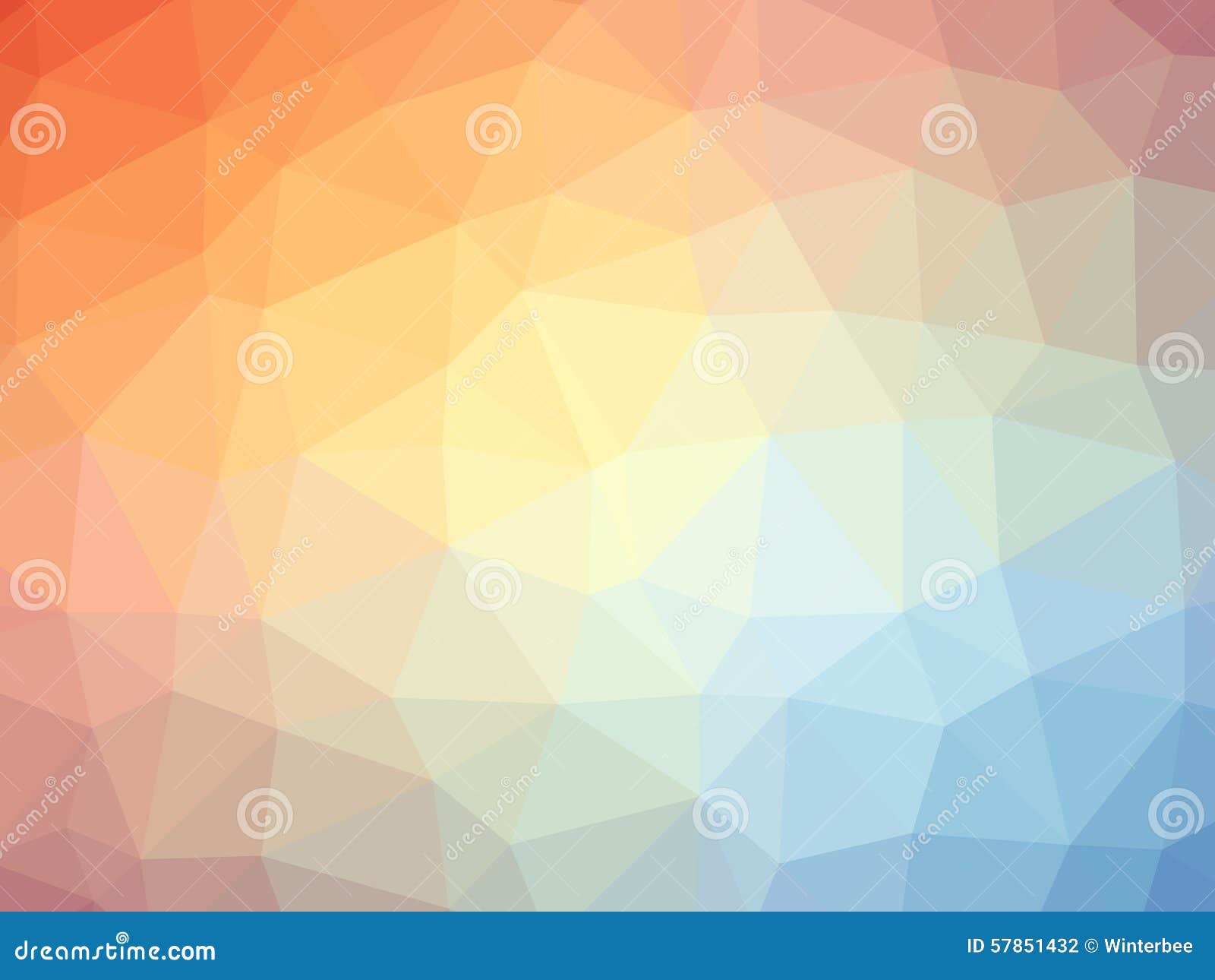 Orange And Blue Gradient Background