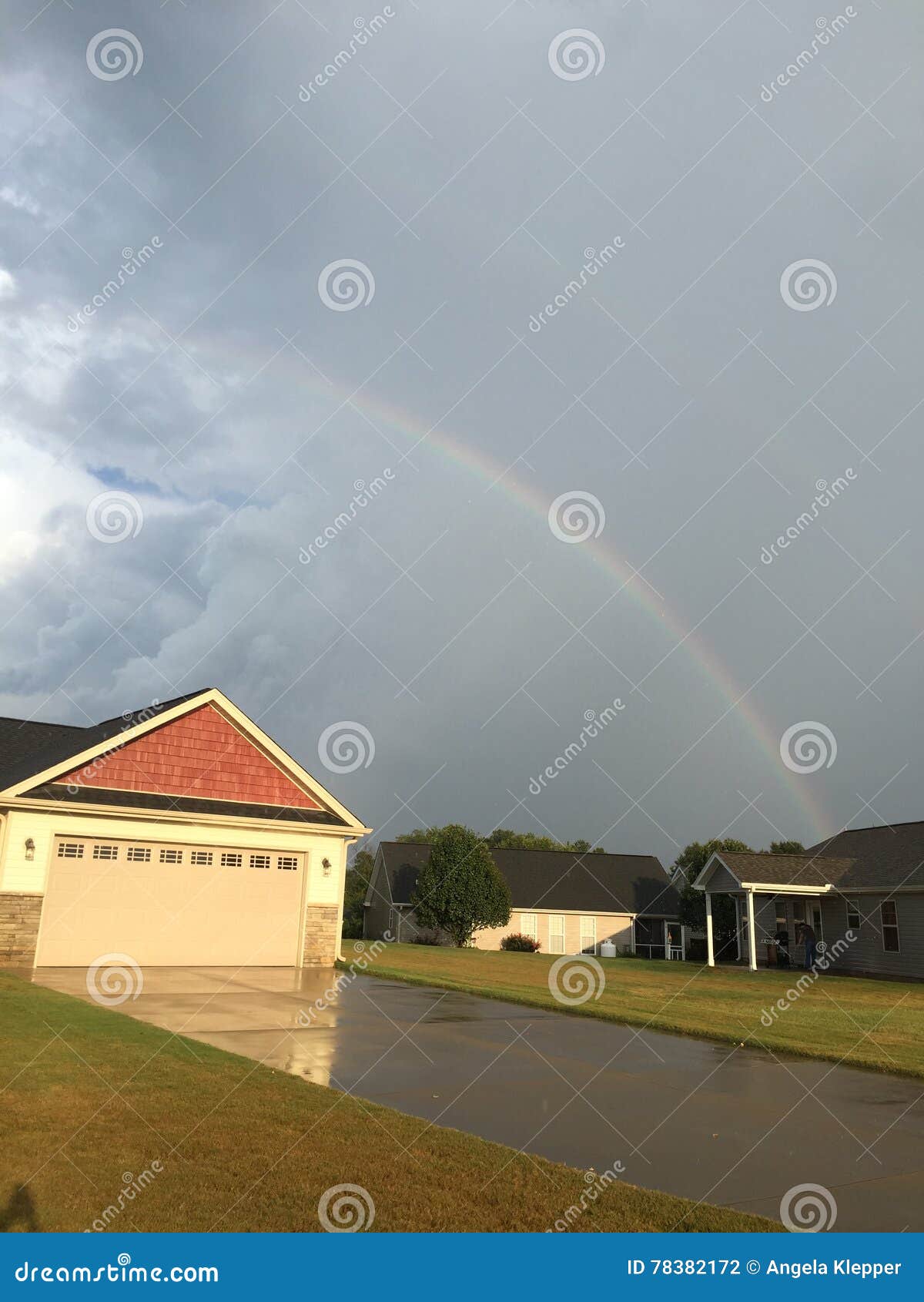 Rainbow stock photo. Image of rainbow, outdoor, nature 78382172