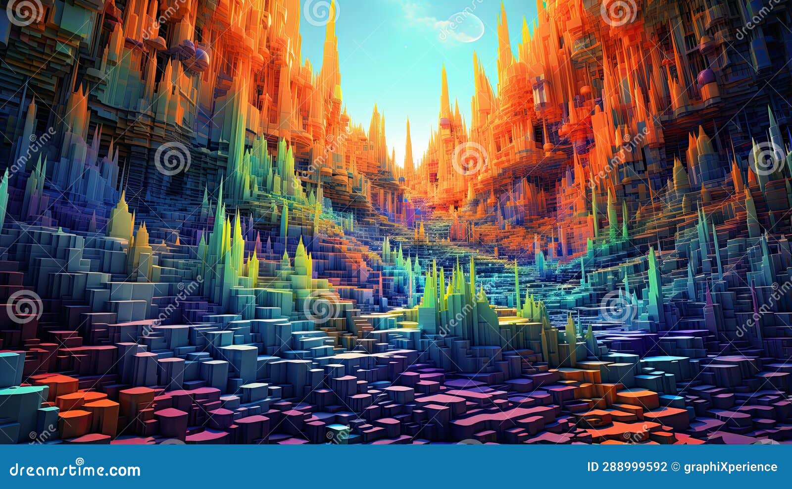 Rainbow Sound Symphony stock illustration. Illustration of vibrant - 288999592