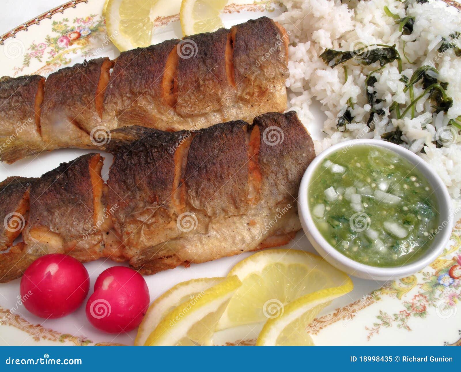 Rainbow Trout Mexicana stock image. Image of fish, slices 18998435