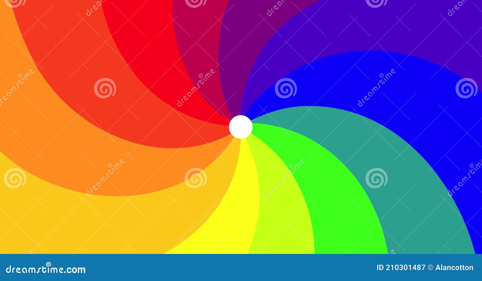 Rainbow Twirl Circle stock video. Video of colorful - 210301487