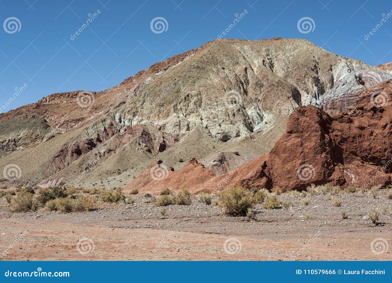 Rainbow Valley Valle Arcoiris, In The Atacama Desert In Chile. The