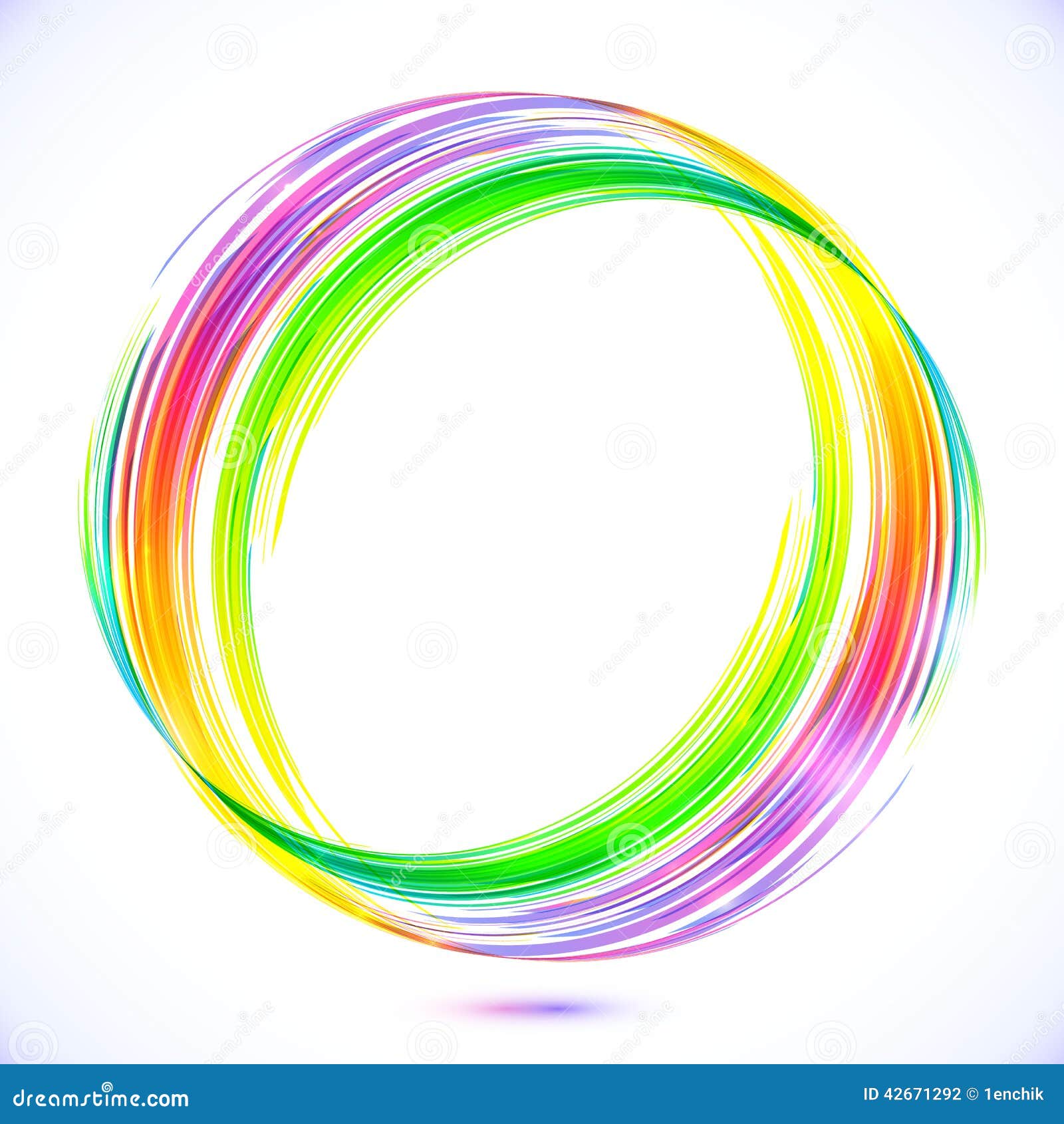 Download Circle Frame Colorful Royalty-Free Stock Illustration