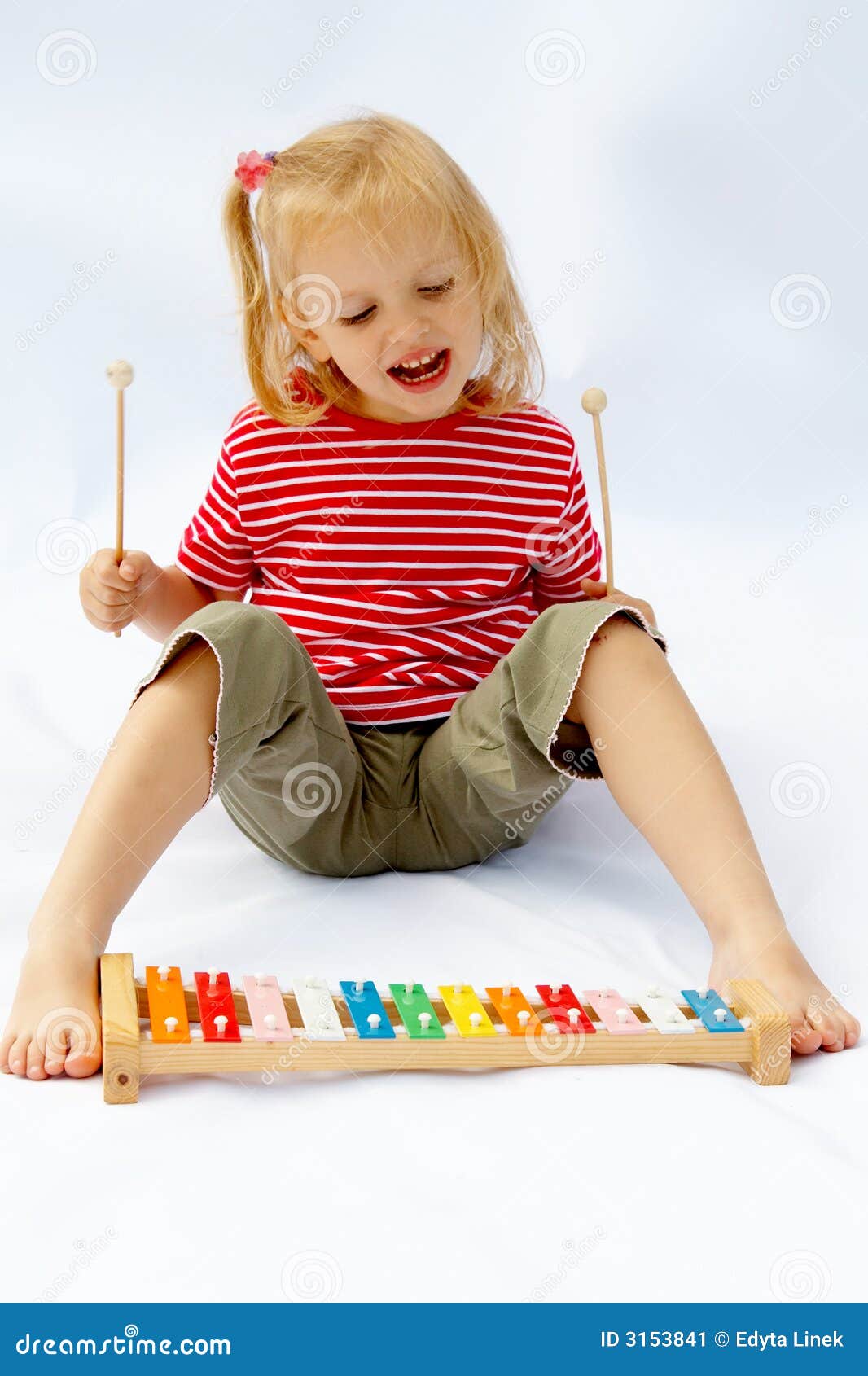 Rainbow xylophone stock image. Image of instrument, metallophone 3153841