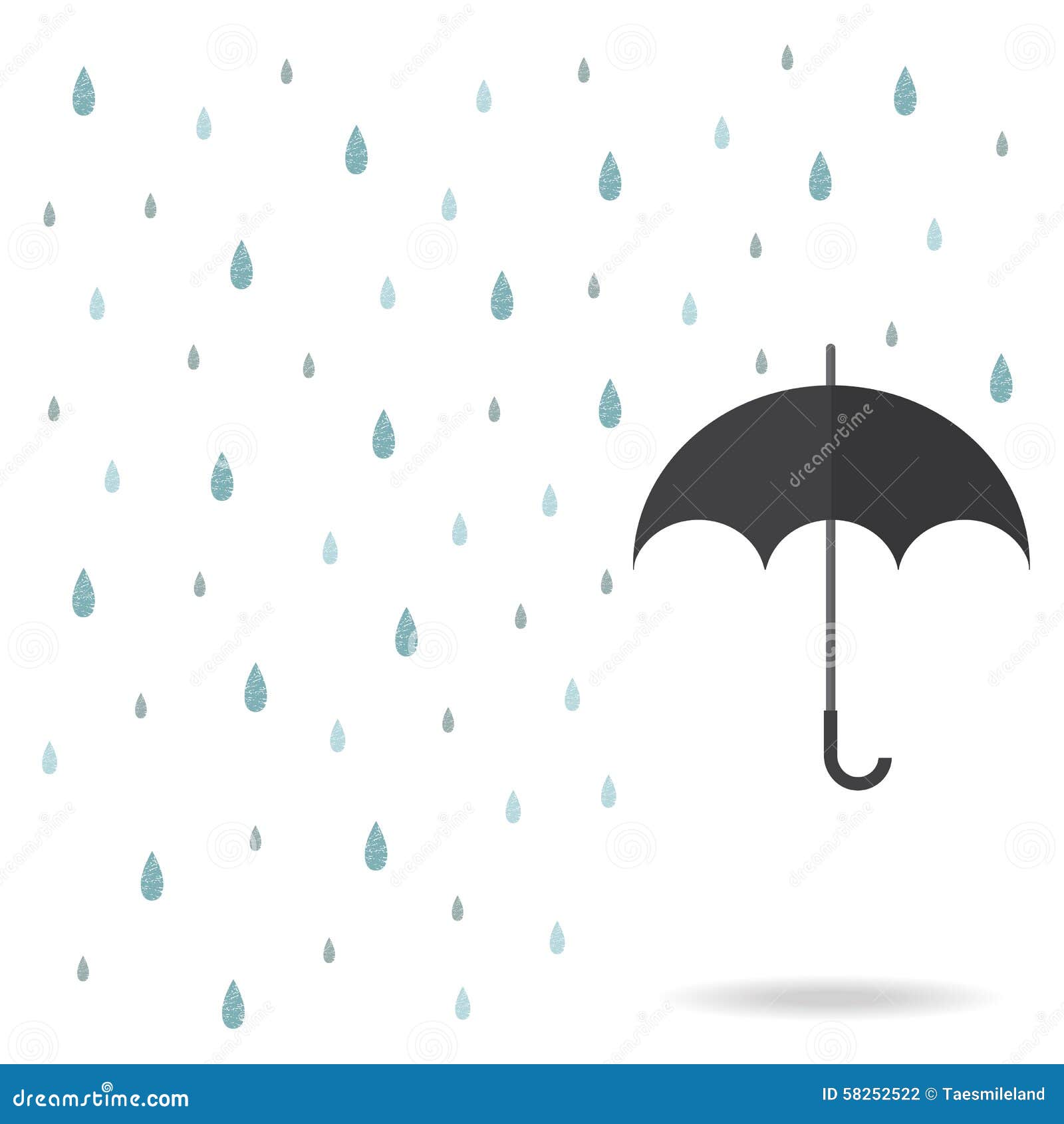 Raindrop background stock vector. Illustration of simple - 58252522