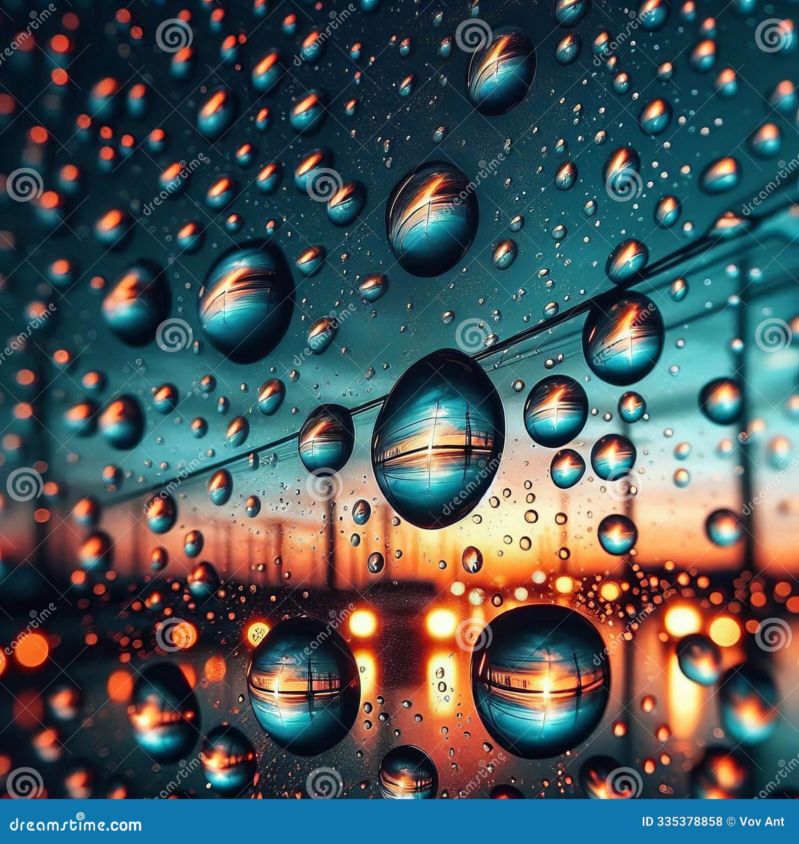 raindrop reflections a close up view of raindrops on a new beautiful creative unusual
