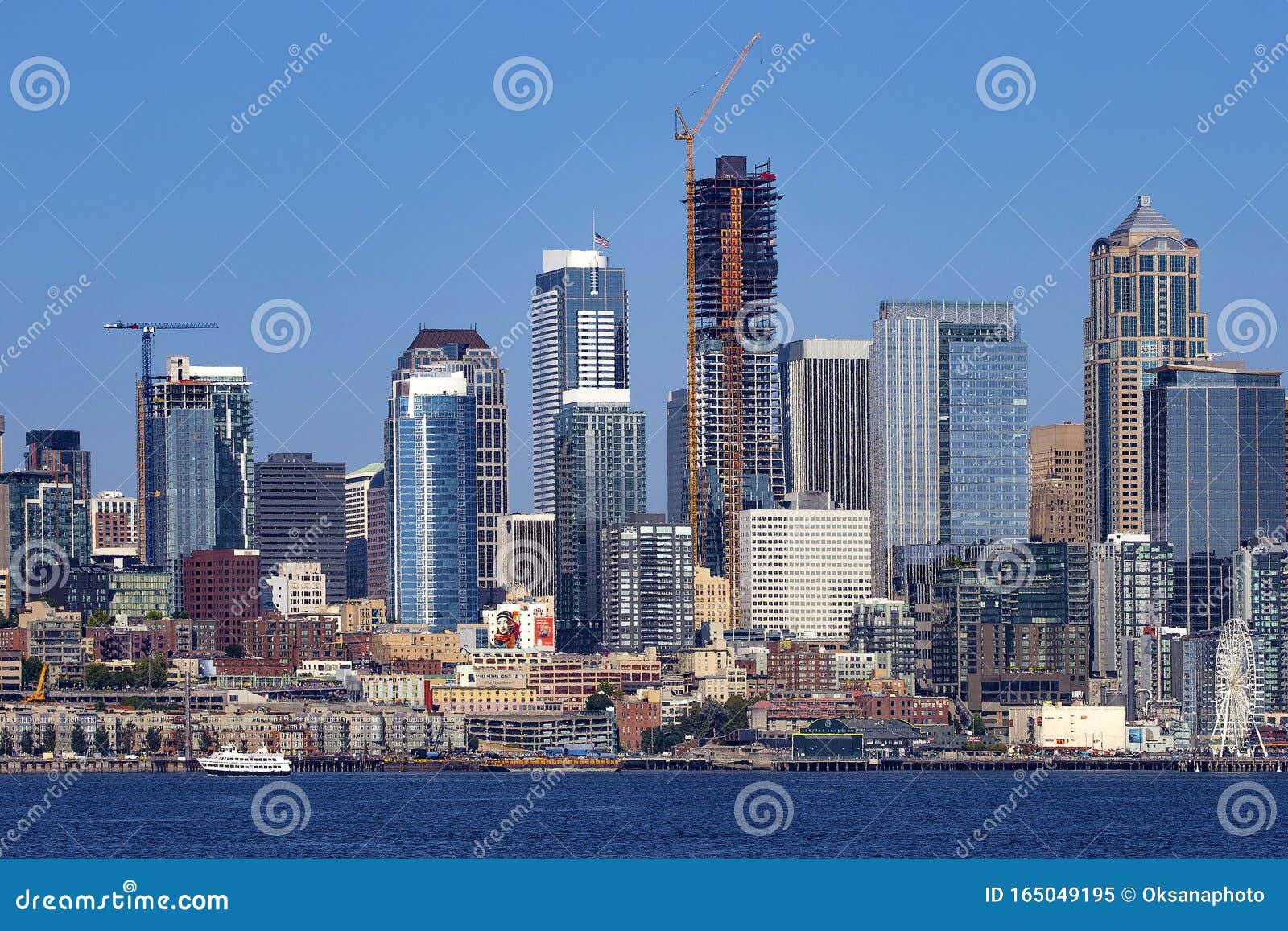 Rainier Square, Seattle, WA Editorial Image Image of high, cranes