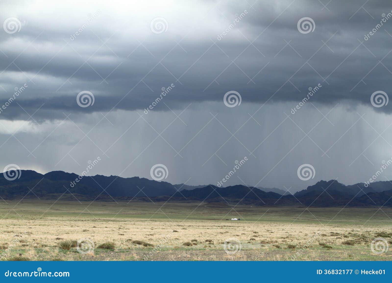 Rainy Season in Mongolia stock image. Image of mongolia - 36832177
