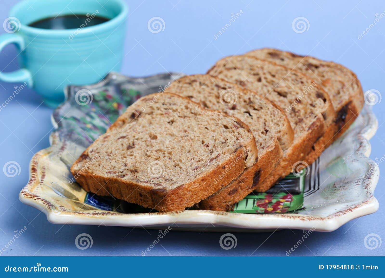Raisin bread 1 stock photo. Image of bake, slice, bread 17954818