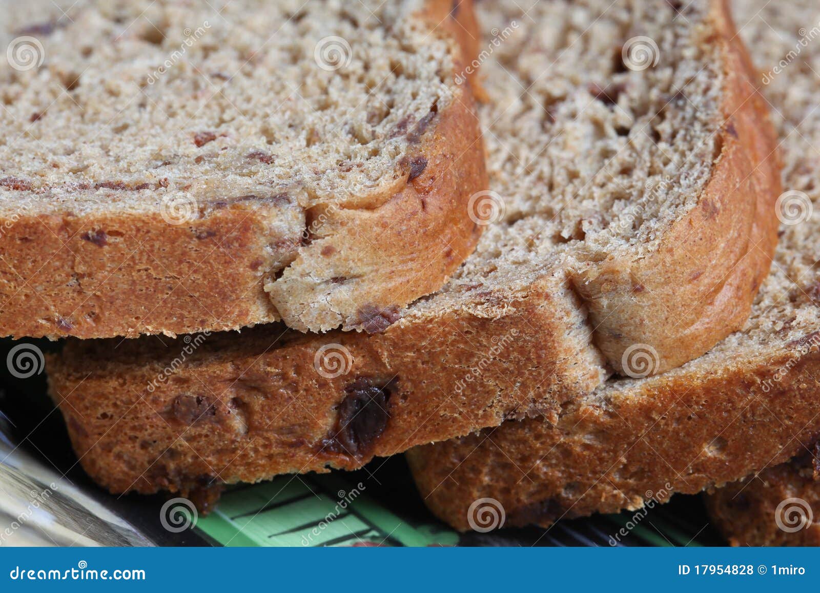 Raisin bread stock photo. Image of fiber, bake, four 17954828