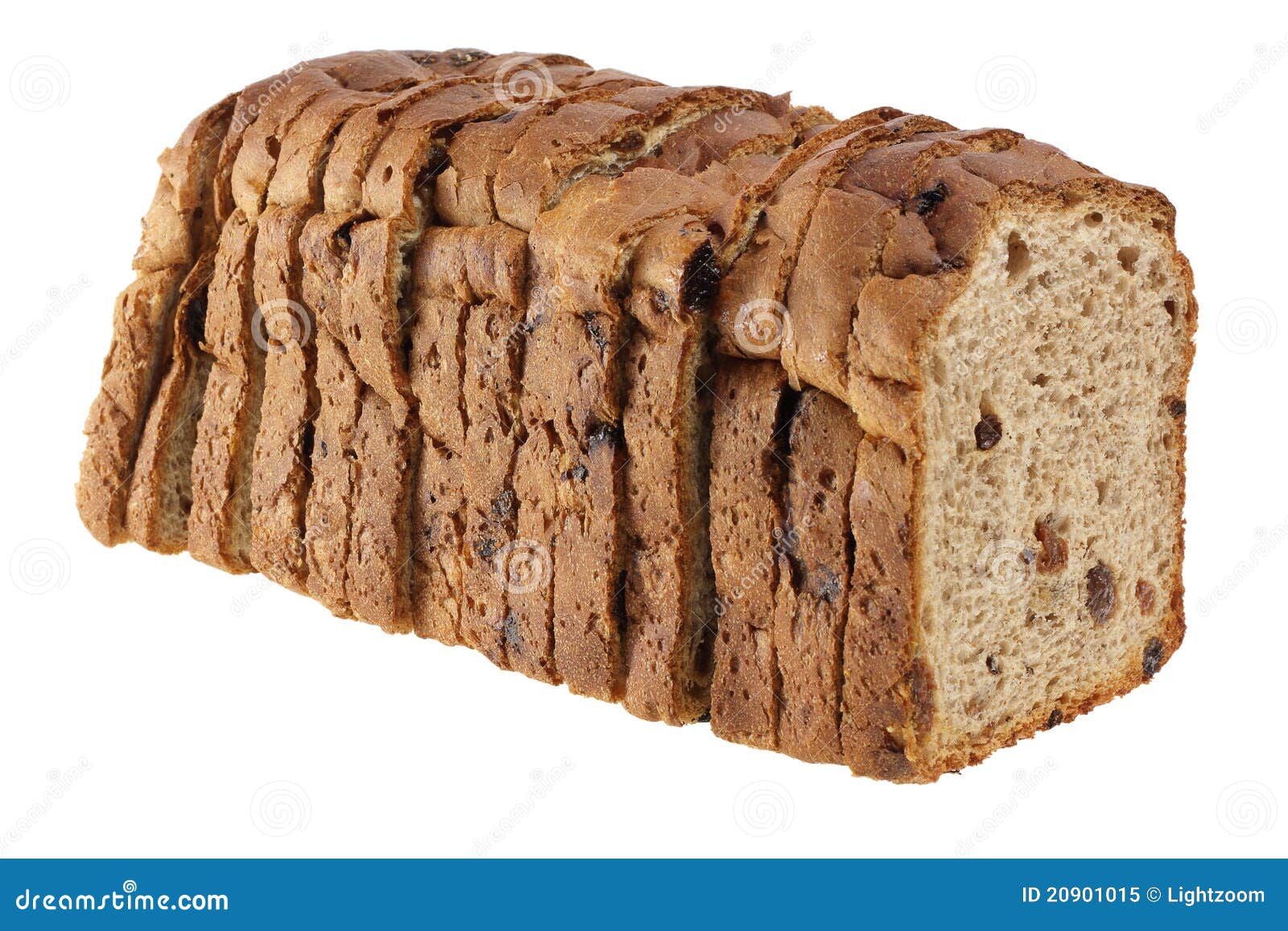 Raisin Bread stock image. Image of snack, brown, loaf 20901015