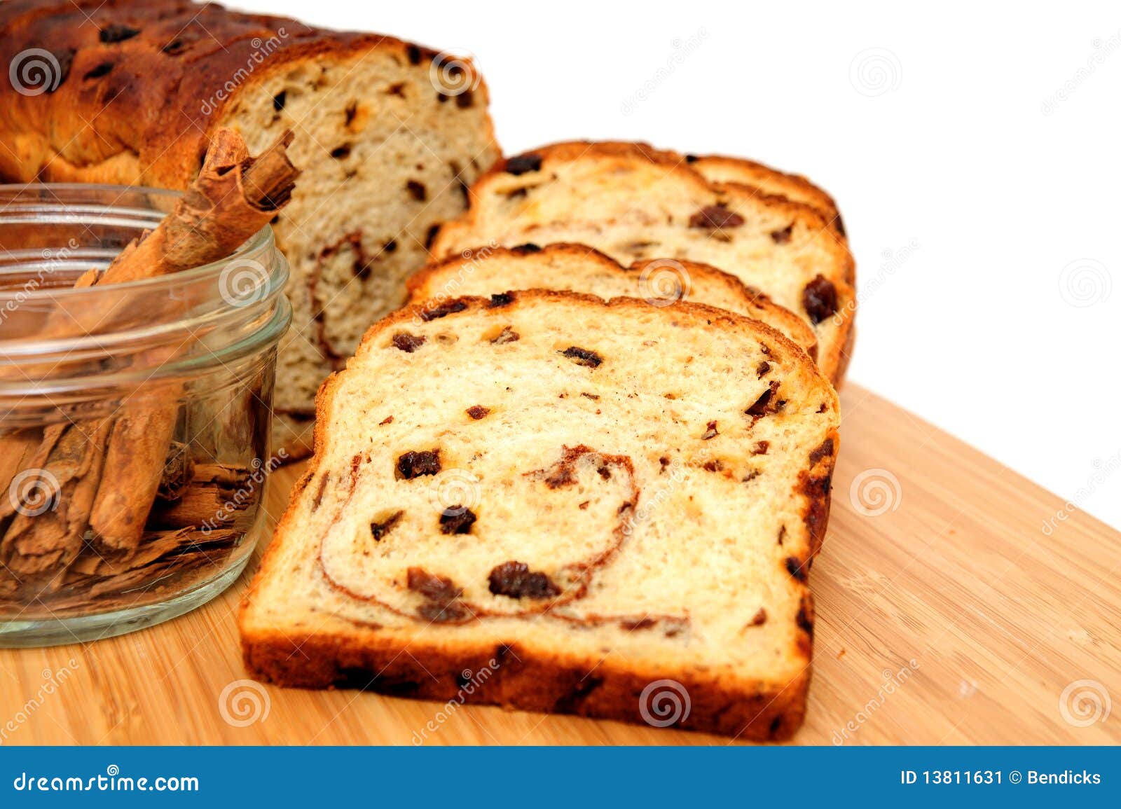 Raisin Bread and Cinnamon stock image. Image of bread 13811631
