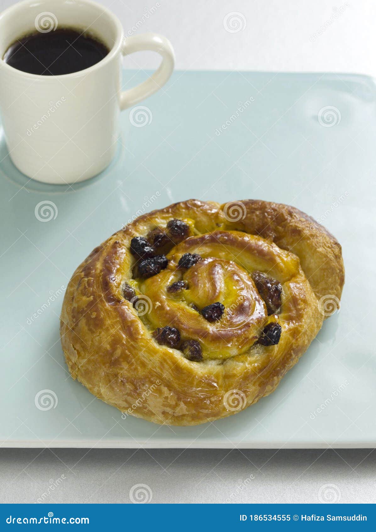 Raisin Danish. Conceptual Image Stock Image Image of sweet, delicious