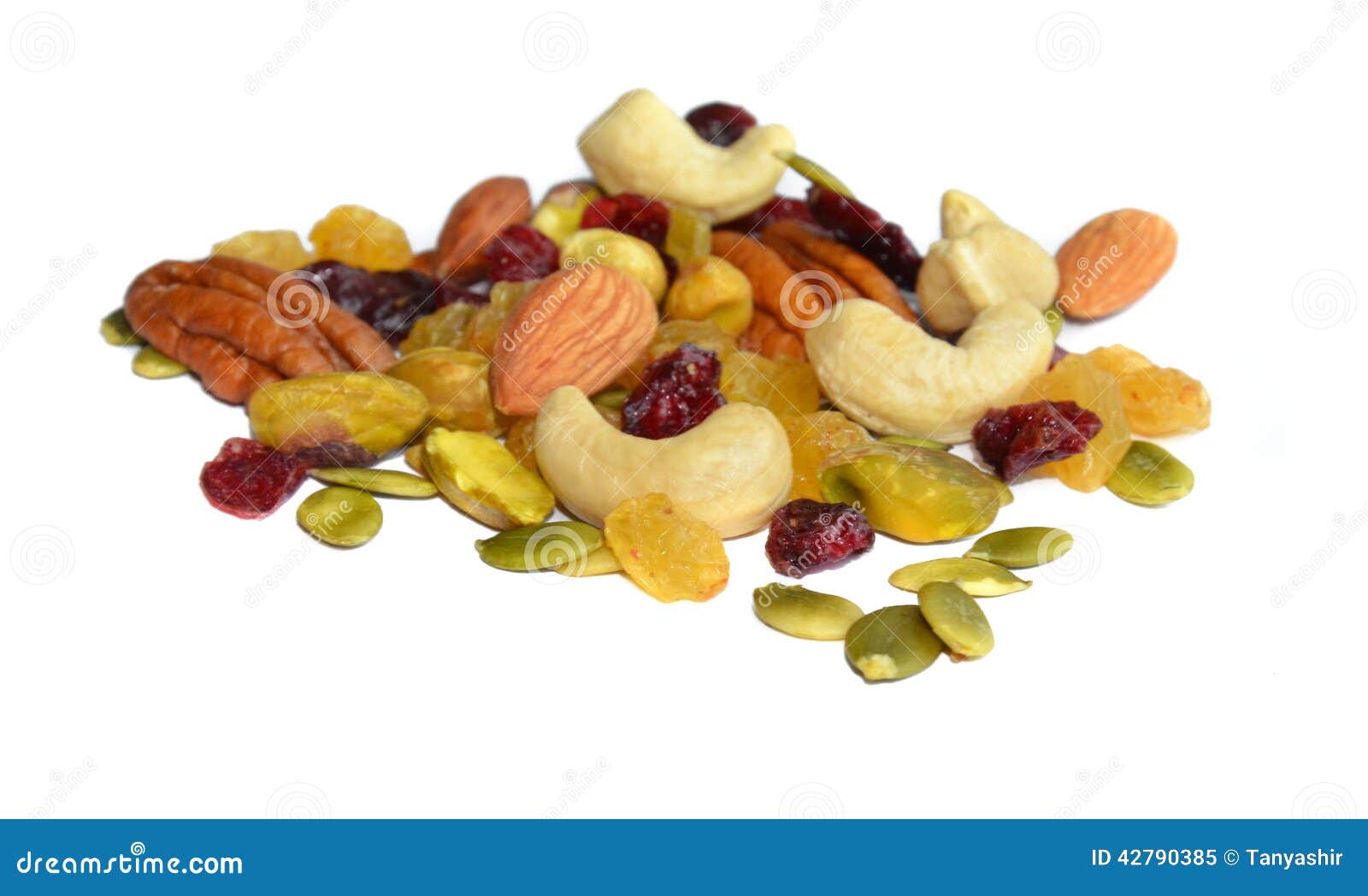 Raisin and Mixed nuts stock image. Image of roasted, backgroundn 42790385