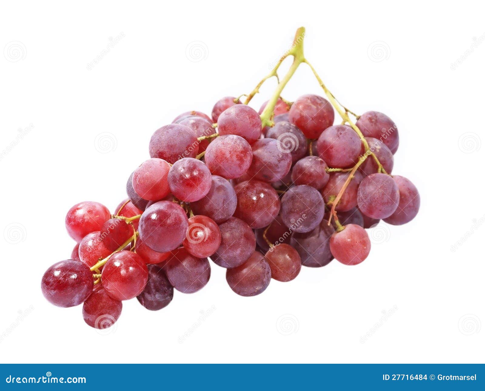 Raisin Rose Frais. D'isolement. Photo stock Image du raisin, mangez
