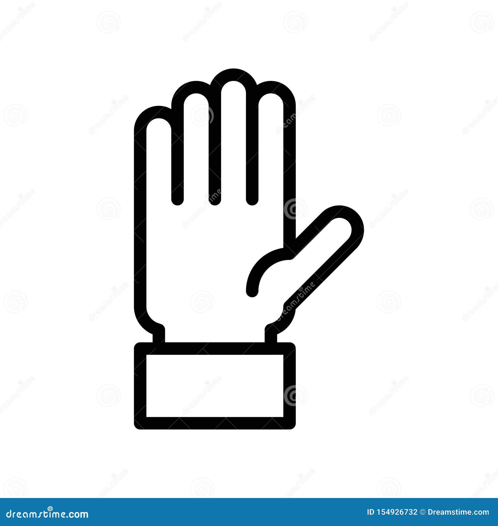 raising hand , back to school line  icon