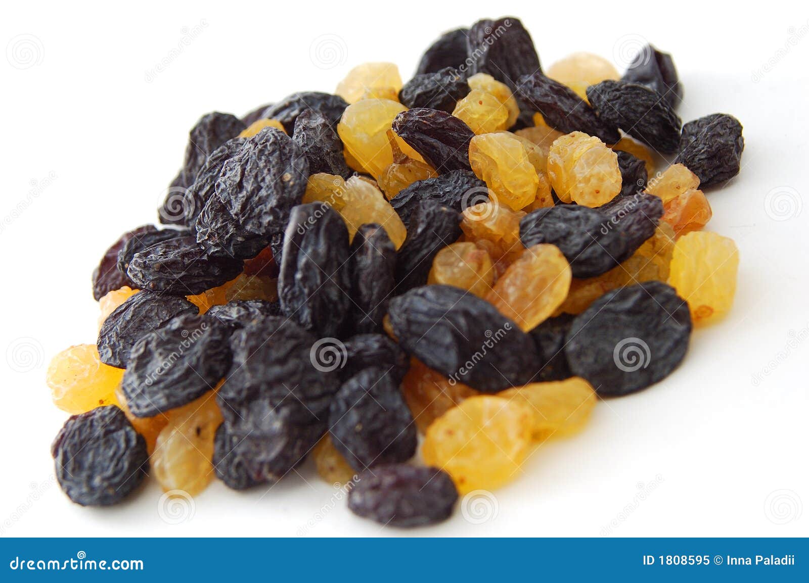 Black and yellow raisins stock image. Image of breakfast - 1808595