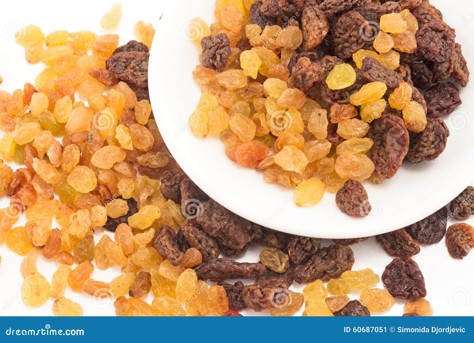 Raisins stock image. Image of isolated, natural, fruit - 60687051