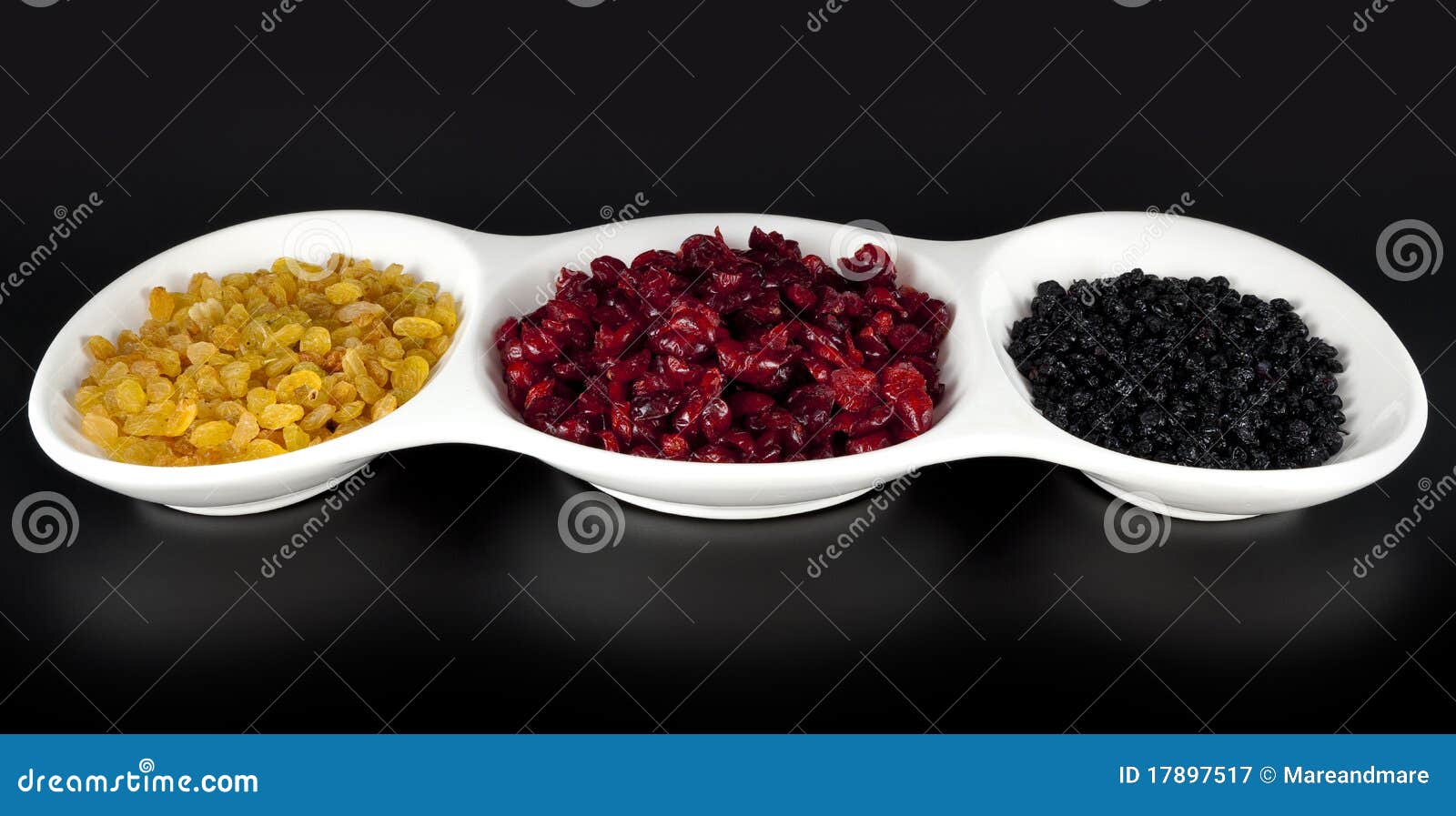 Raisins, Dried Cranberries and Dried Blueberries Stock Image Image of