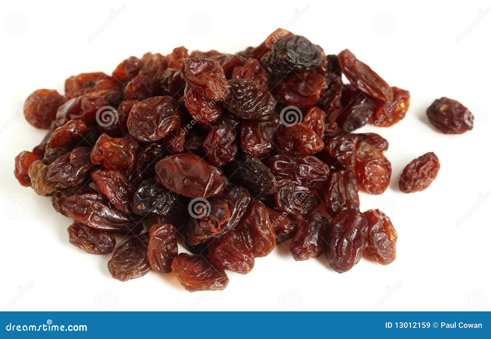 raisins over white