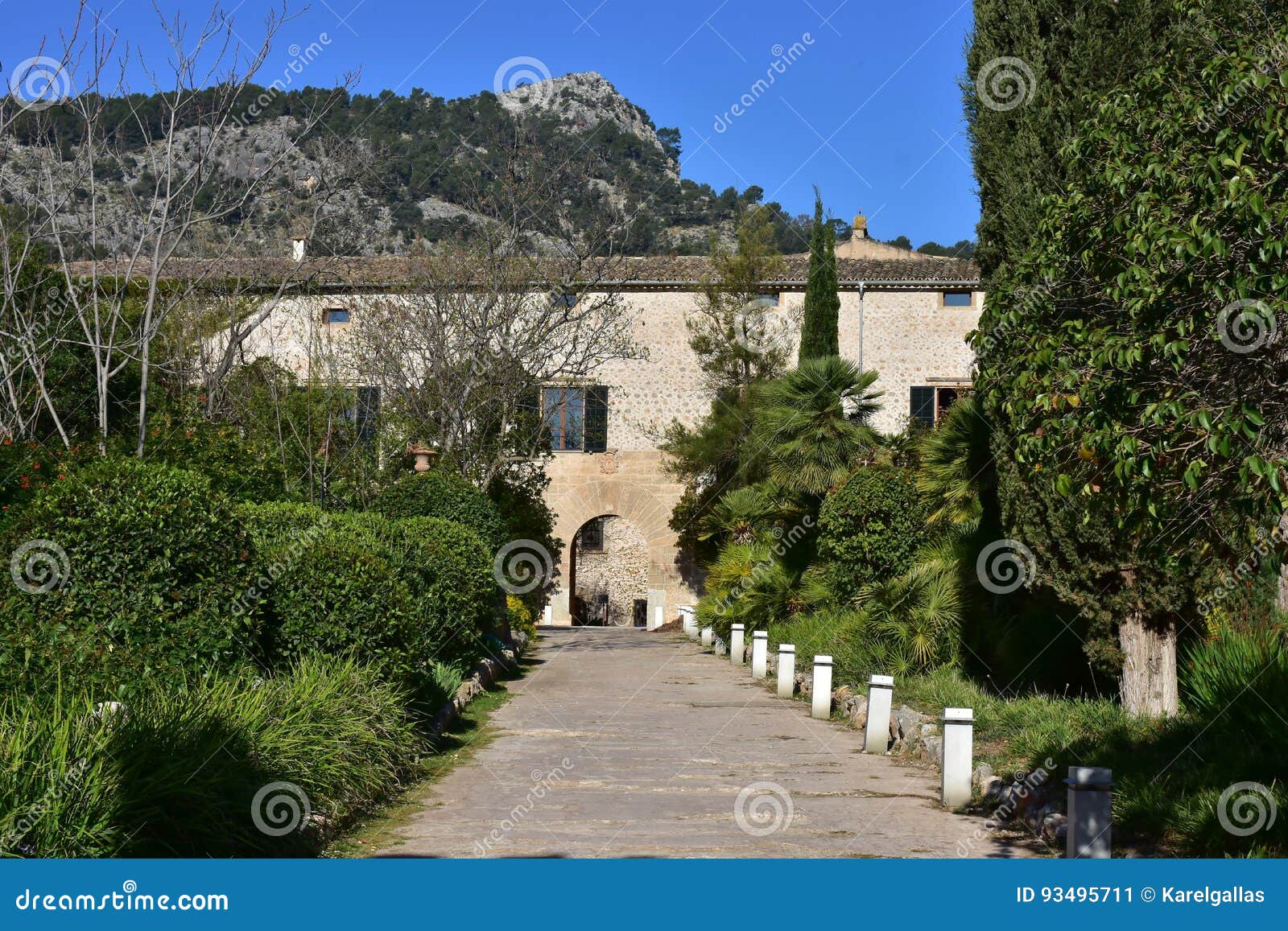 Raixagarden Majorca Island Stock Image Image of landscape