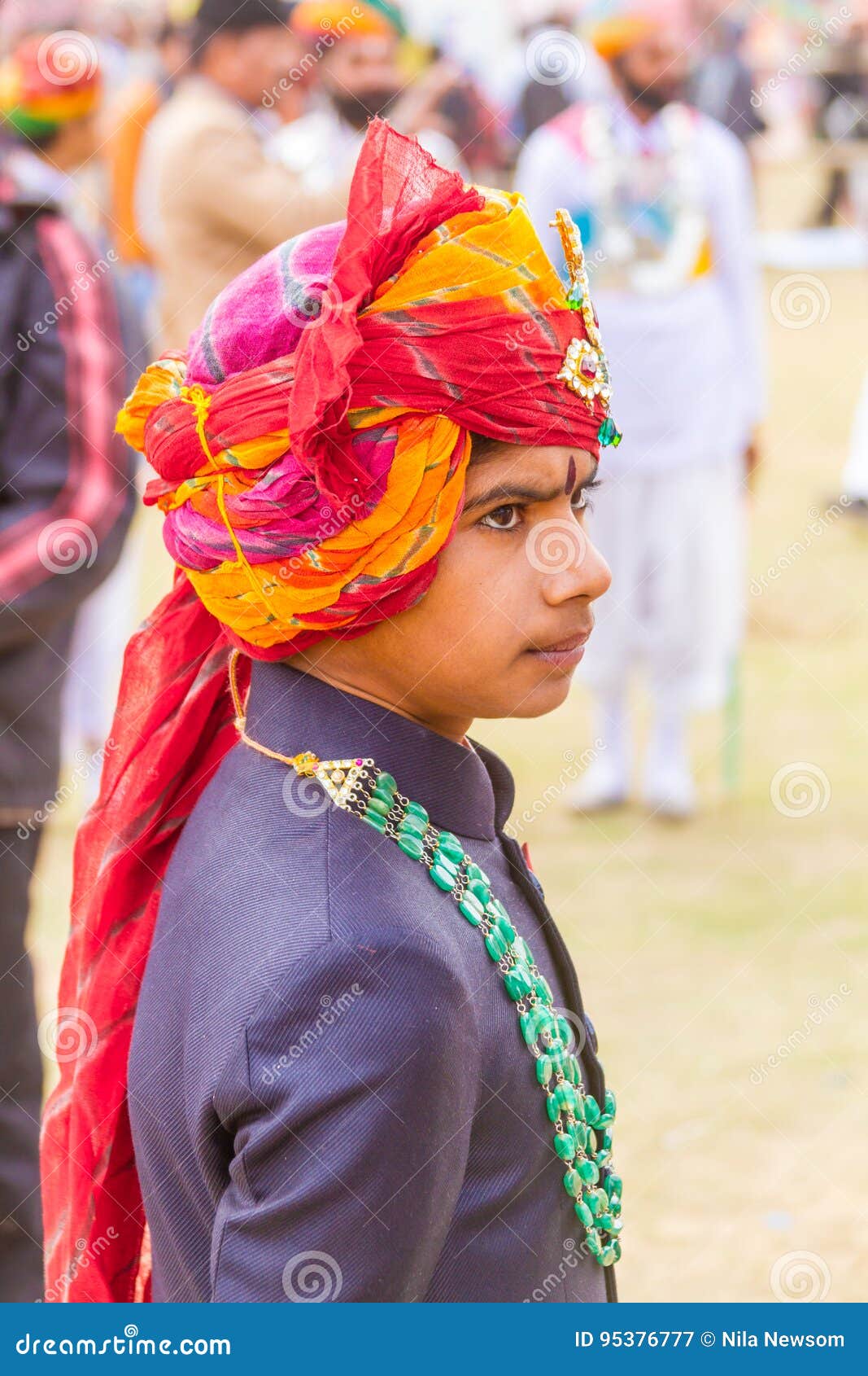 Rajasthani boy editorial photography. Image of asian - 95376777