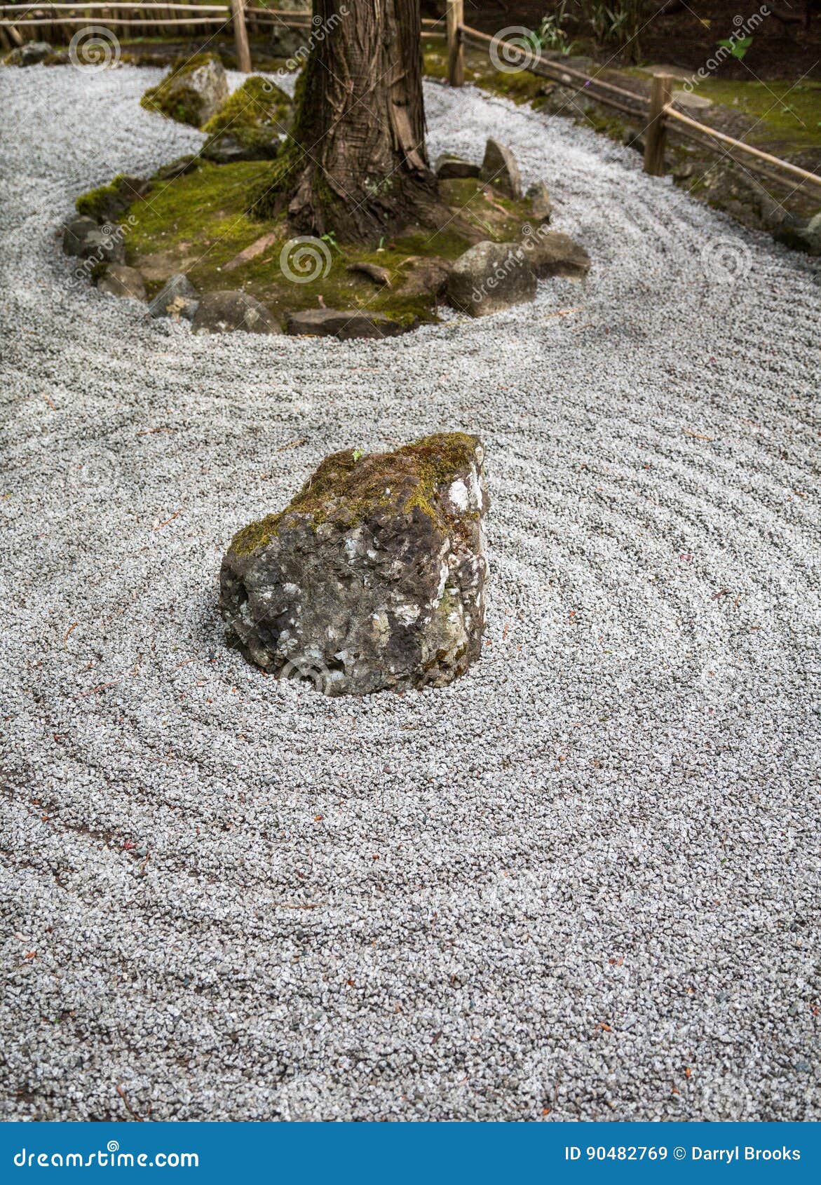 Raked Sand in Japanese Garden Stock Image Image park, simplicity: 90482769