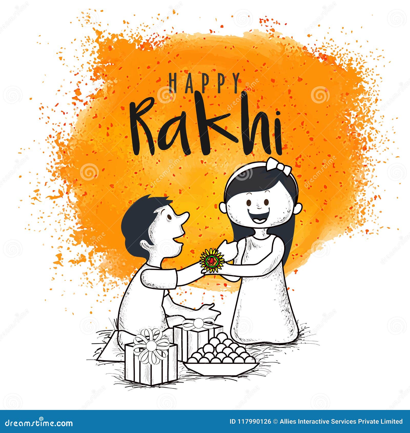 Raksha Bandhan 9 Coloring Page  Free Printable Coloring Pages for Kids