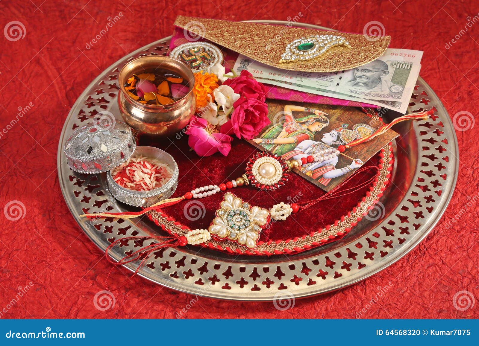 Rakshabandhan Festival Plate Decorated Lamp Sweet Stock Photo 1148926589   Shutterstock