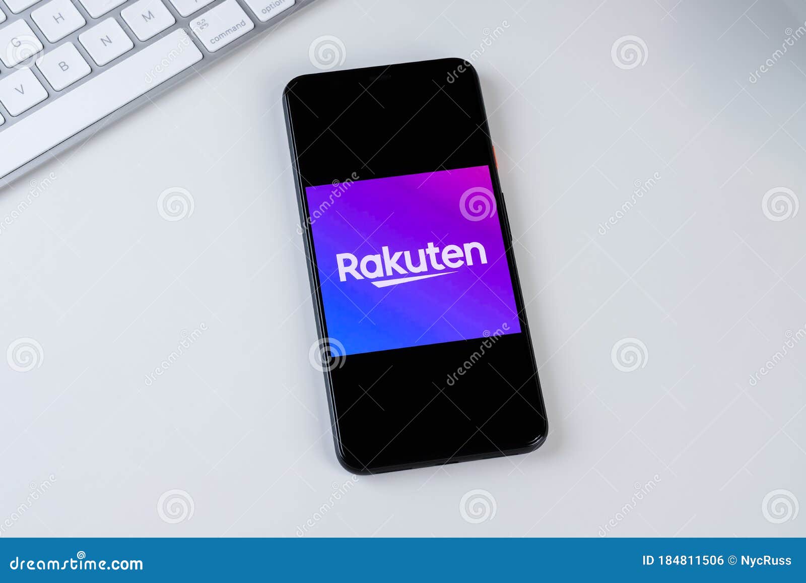 Rakuten App Logo On A Smartphone Screen Editorial Photo Image Of Tech Technology