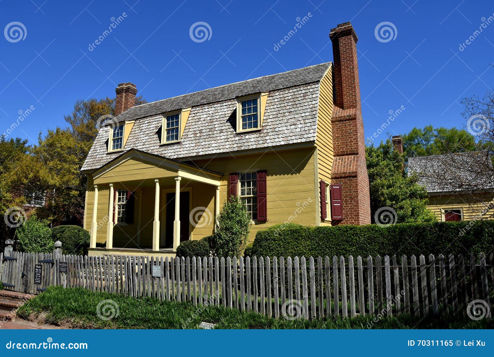 Raleigh, NC Joel Lane Museum House 1779 Imagen editorial Imagen de