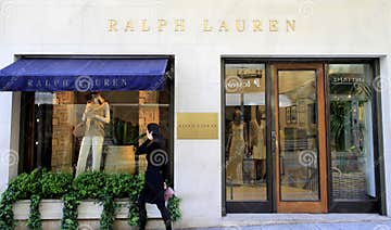 Ralph Lauren Luxury Boutique Editorial Stock Image - Image of clothing ...