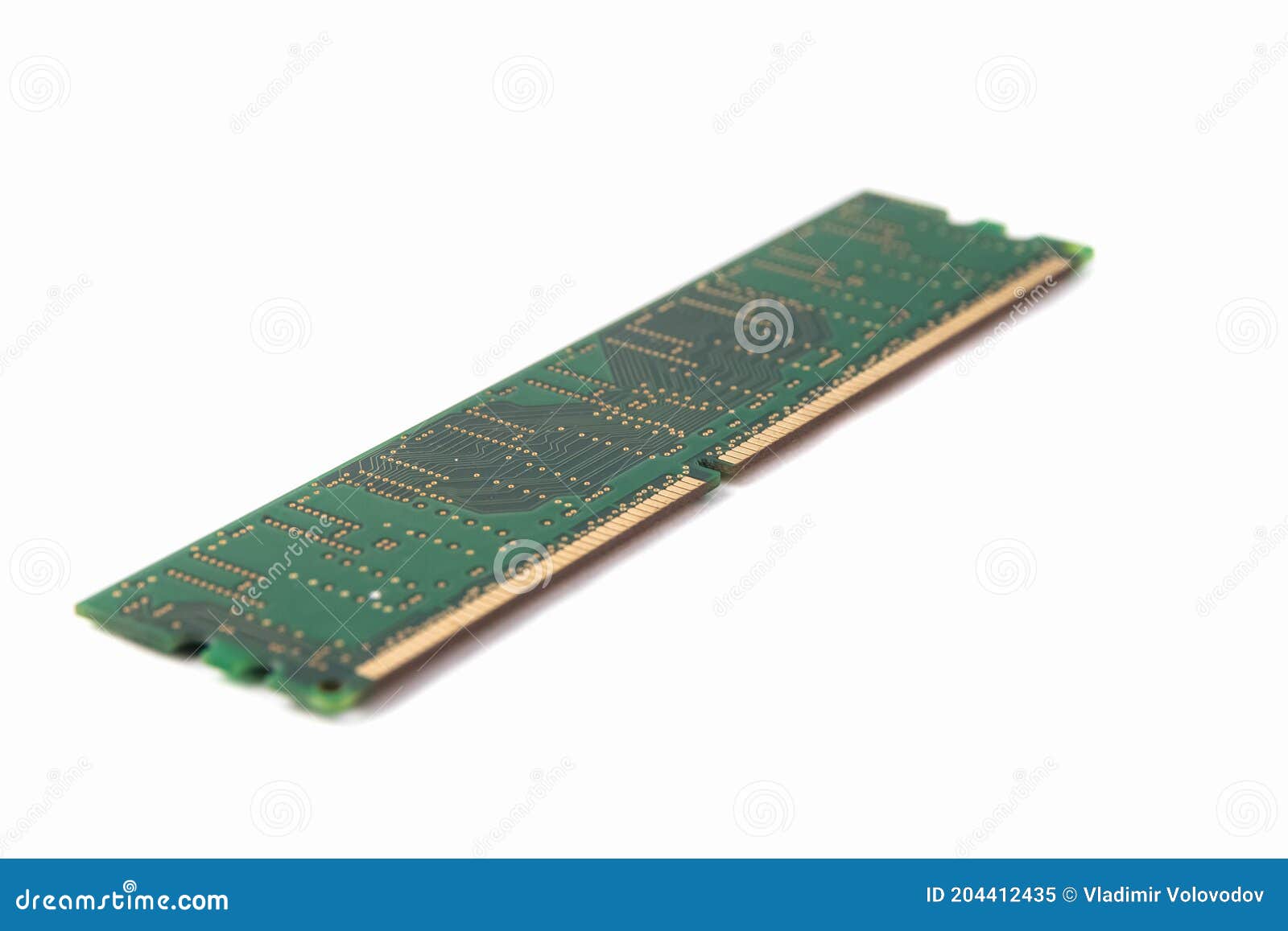 ram for pc,  on white. memory module