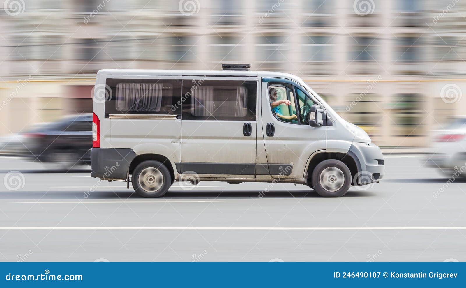 White Fiat Ducato Cargo Van With Tall Roof Parked On The Street Stock Photo  - Download Image Now - iStock