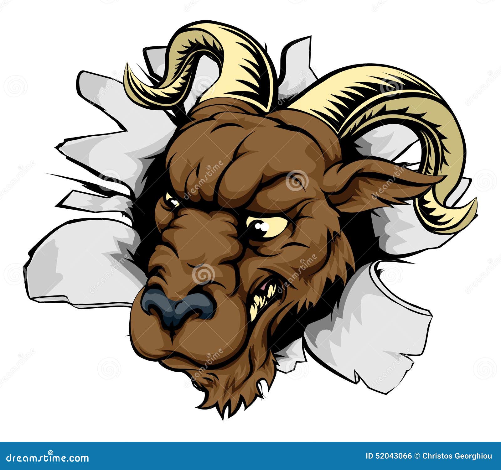 ram head cartoon