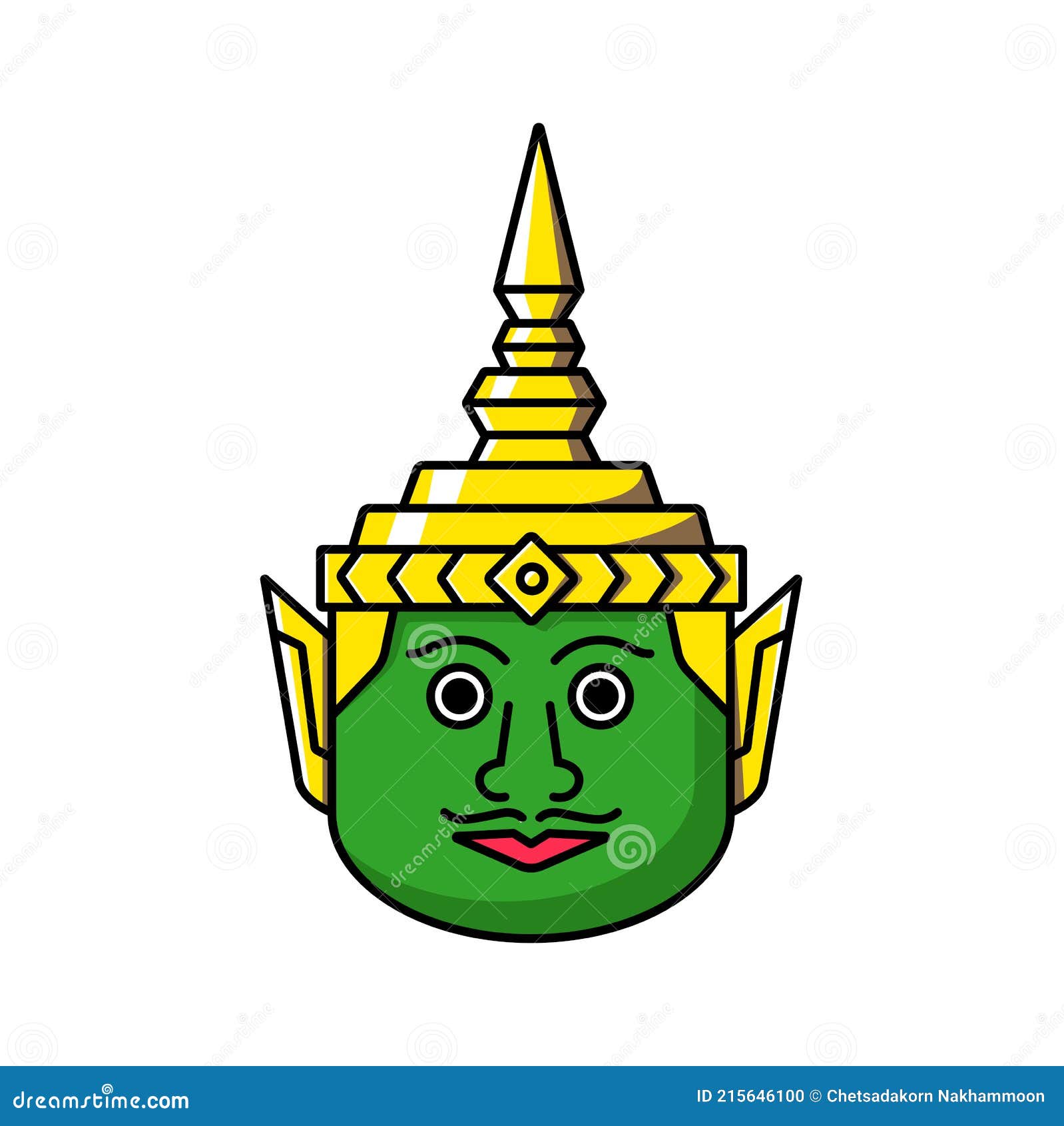 Rama Face Mask in Thai Culture Dancing Drawing Isolated Vector. Stock Vector - Illustration of isolate, ancient: 215646100 Rama Face Mask in Thai Culture Dancing Drawing Isolated Vector. Stock Vector - Illustration of isolate, ancient: 215646100