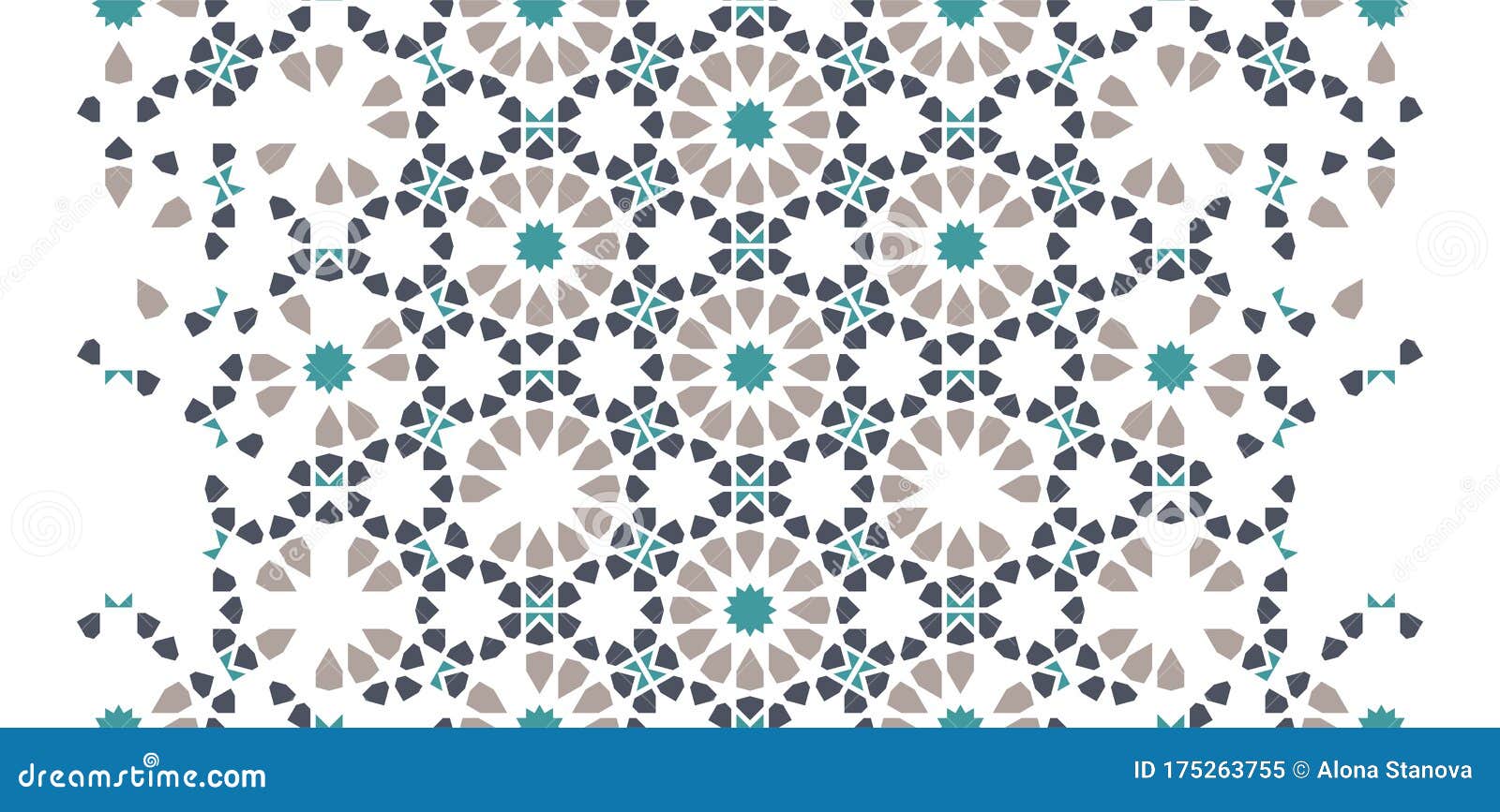 Ramadan Decor. Arabesque,morocco Vector Pattern Stock Vector