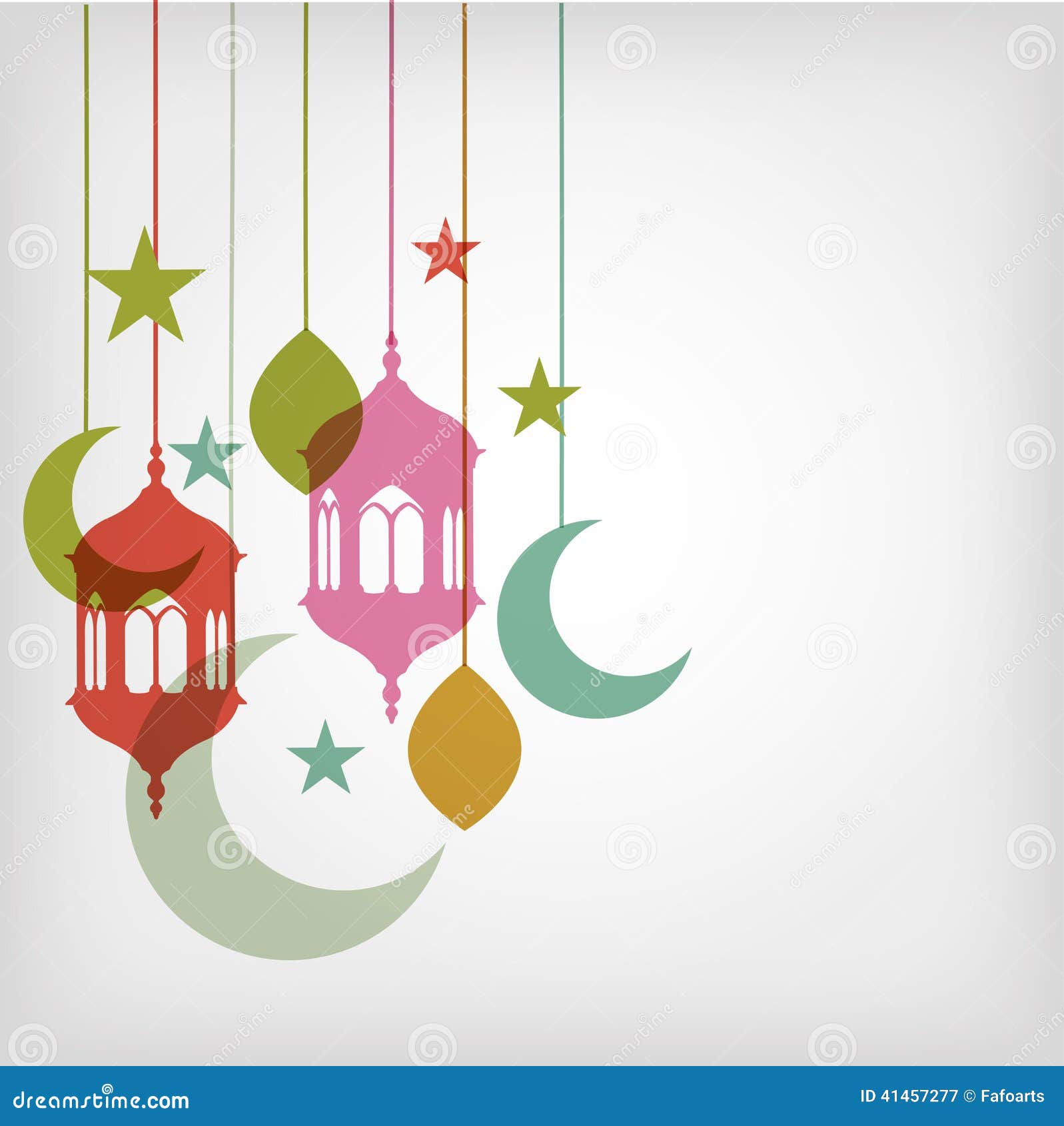 Ramadan greeting card stock illustration. Illustration of 