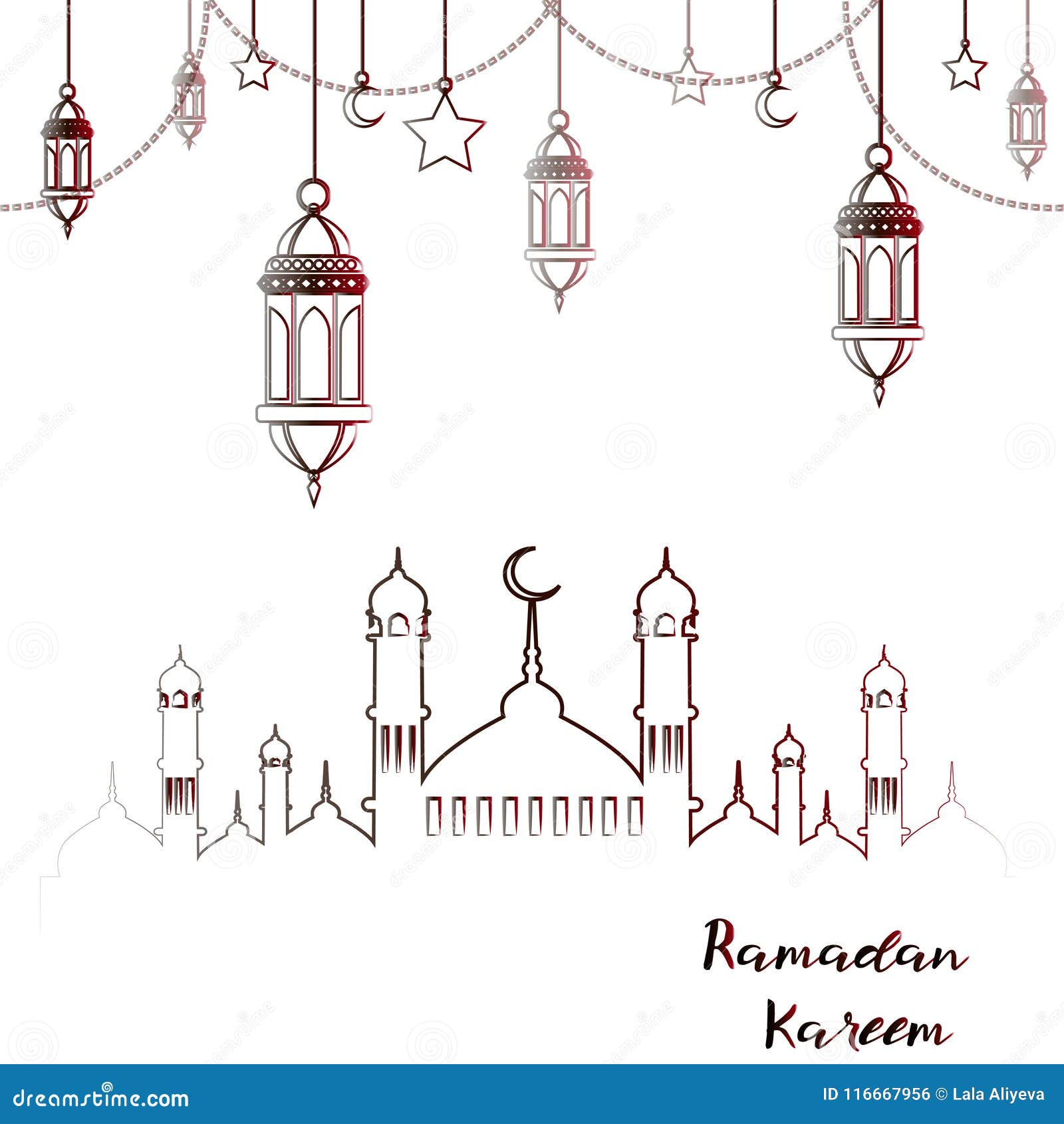 20 Inspiration Ornamen Ramadhan  Vector Tasya Kuhl