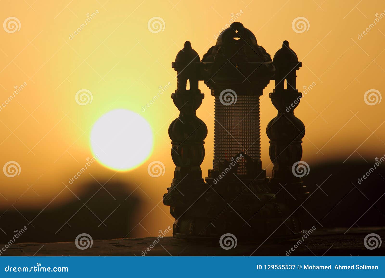 Ramadan Lantern sunset stock image. Image of home, closeup 129555537