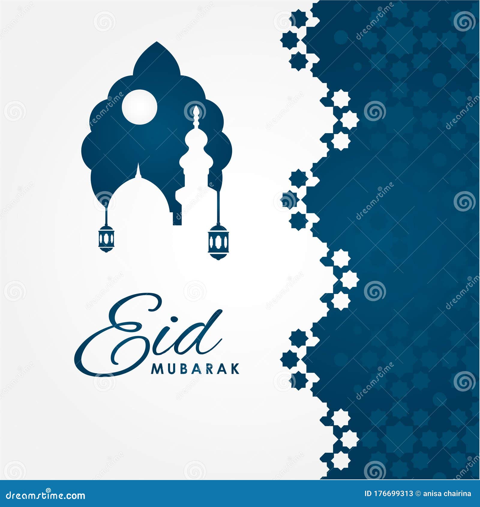 Ramadan Vector Design for Banner or Background. Eid Mubarak Design Stock  Vector - Illustration of design, celebration: 176699313